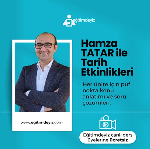 2025 HAMZA TATAR İLE TARİH ETKİNLİKLERİ